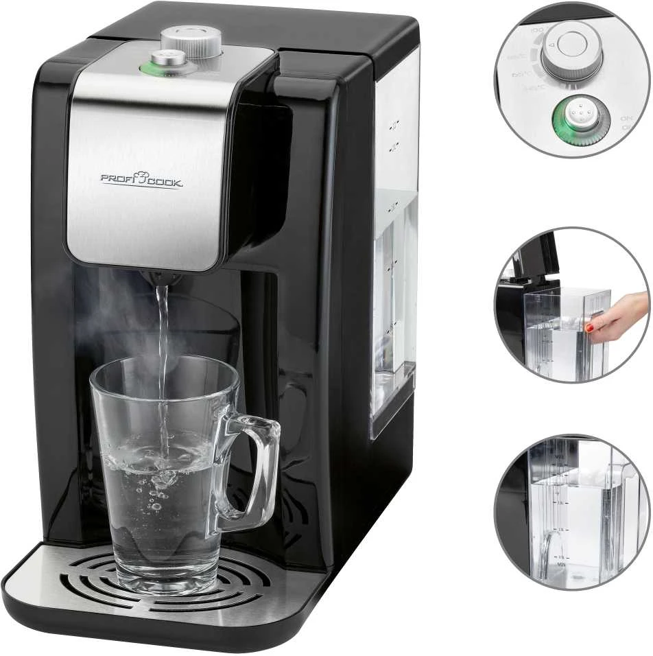 Virdulys Profi Cook karšto vandens dozatorius 2,2 l, 2600 W, PC-HWS1168