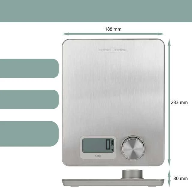 Virtuvinės svarstyklės Profi Cook Proficook PC-KW1263