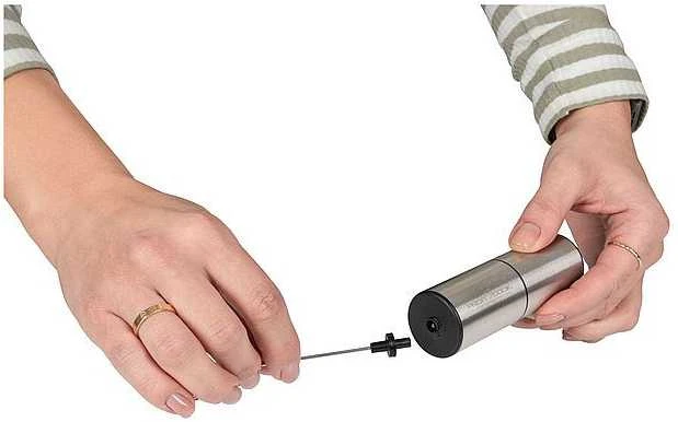 Clatronic PROFI COOK Milchaufschäumer PC-MS 1273, sidabrinis 13.000 U/min, leichte Reinigung, Edelstahlgehäuse - 1 vnt. (501273)