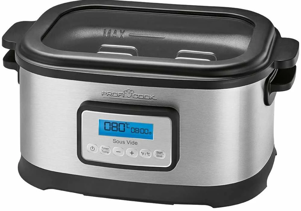 Clatronic ProfiCook PC-SV 1112 8 L 520 W Juodas, Nerūdijantis plienas