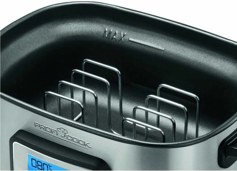 Clatronic ProfiCook PC-SV 1112 8 L 520 W Juodas, Nerūdijantis plienas
