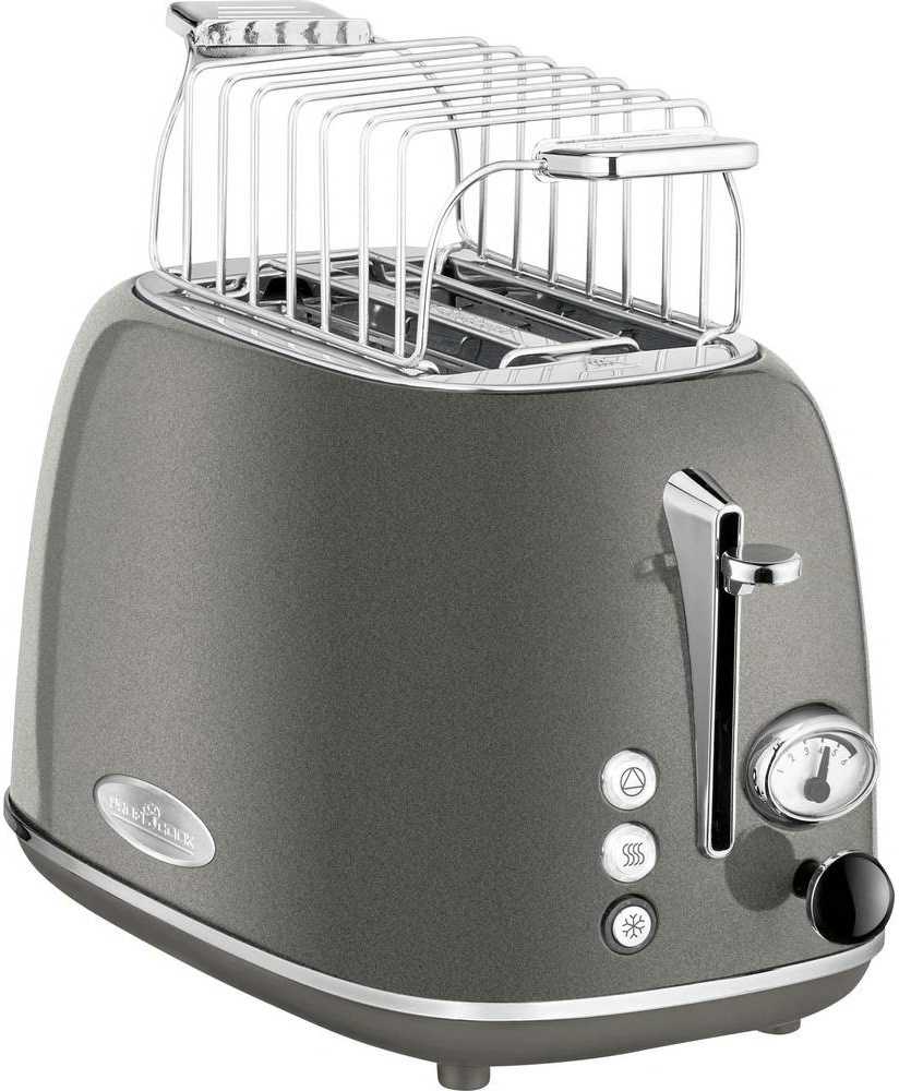 Profi Cook retro skrudintuvas 2 riekėms su 40 mm angomis ir bandelių laikikliu 511193