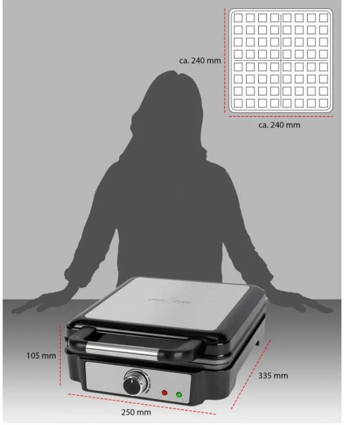 Vaflinė Profi Cook Proficook PC-WA1241