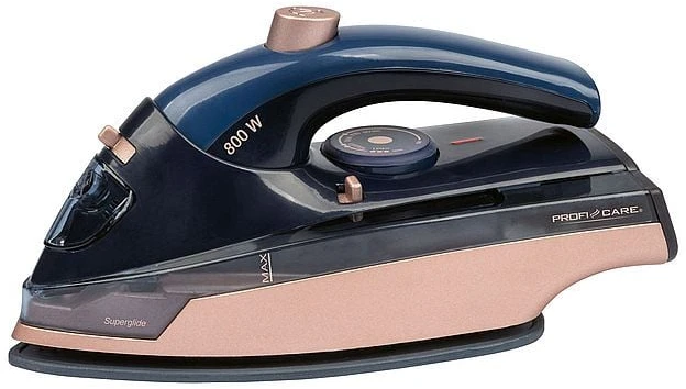 ProfiCare PC-DB 3125 Garų lygintuvas Ceramic soleplate 800 W Mėlyna, Rose