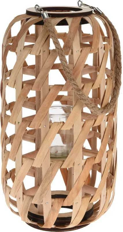 Home Styling Collection Medinis žibintas, minimalistinė pynė ir virvelė