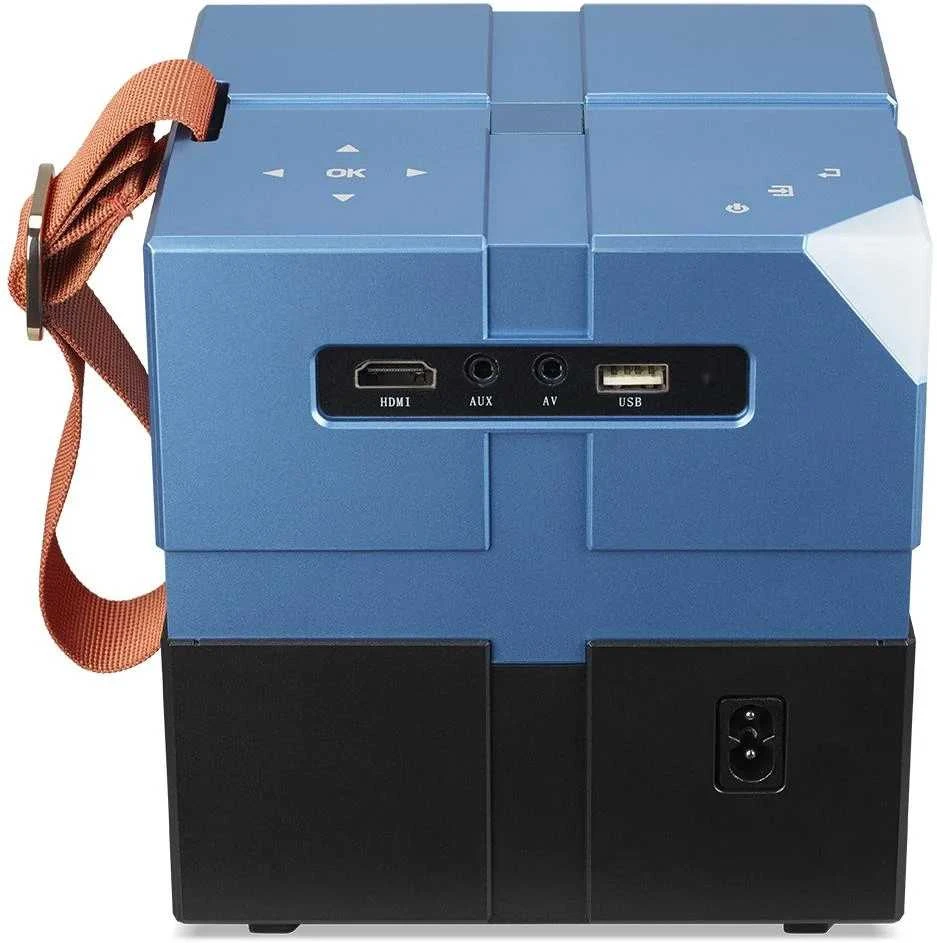 Acer AOpen Projektorius QH12a – nešiojamas LED, NAT 1280x700, MAX 1920x1080, 135 ANSI Lm, 1000:1, HDMI, USB, Repro, Wifi, BT, Garsas, 30000h