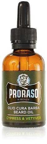 Proraso Cypress & Vetyver Barzdos aliejus, 30 ml