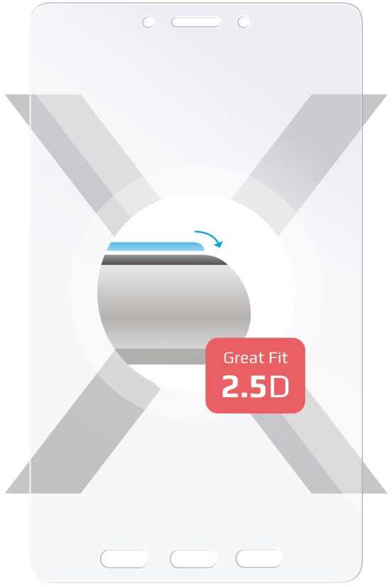 Fixed FIKSUOTAS apsauginis grūdintas stiklas, skirtas „Samsung Galaxy Tab Active5“, skaidrus