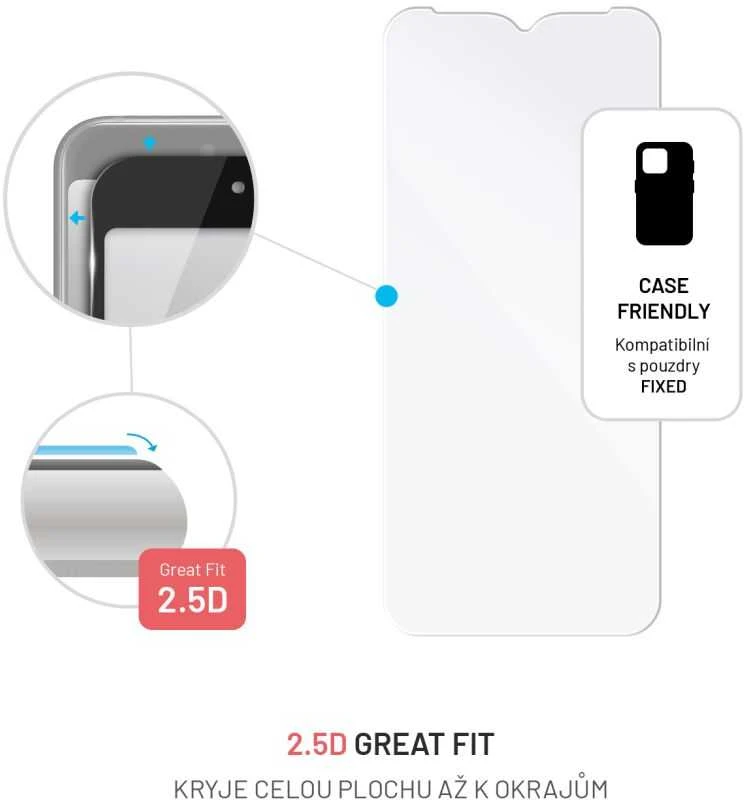 FIXED 2,5D grūdintas stiklas, skirtas Samsung Galaxy A14/A14 5G