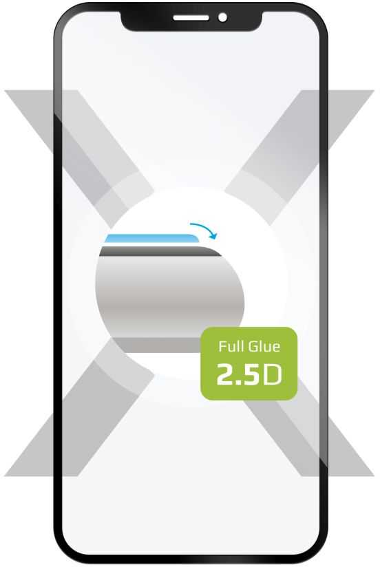 Fixed Fiksuotas | FIXGFA-1281-BK | Ekrano apsauga | Xiaomi | Redmi Note 13 Pro 5G/POCO X6 5G | Grūdintas stiklas | Juodas | 2.5D