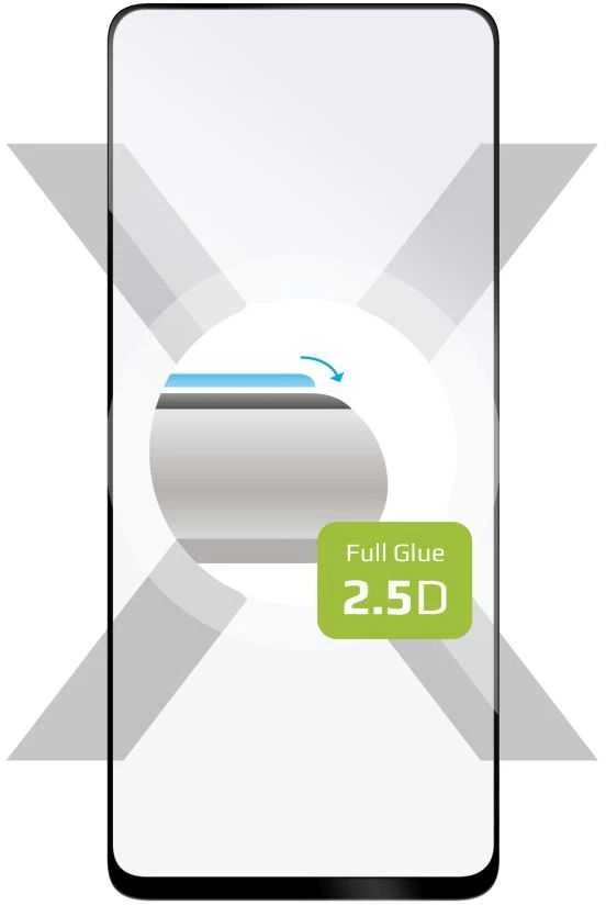 Fixed Grūdintas stiklas ochronne FIXED Full-Cover do Xiaomi Redmi 12 4G/5G/13 4G/Poco M6/M6 Plus 5 juoda