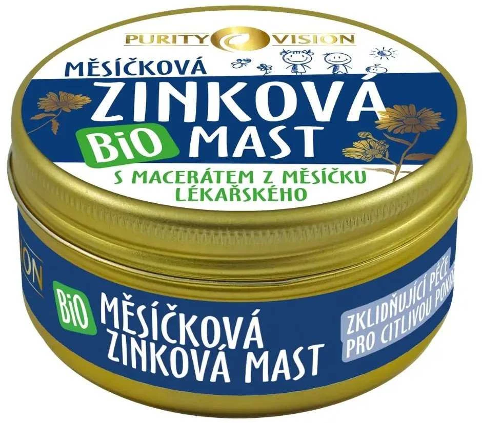 Purity Vision Baby Calendula Zinc Bio Ointment Body Kreminis vaikams, 70 ml