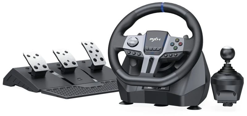 Žaidimų ratas PXN-V9Gen2 (PC / PS3 / PS4 / XBOX ONE / XBOX SERIES S&amp;X / SWITCH)