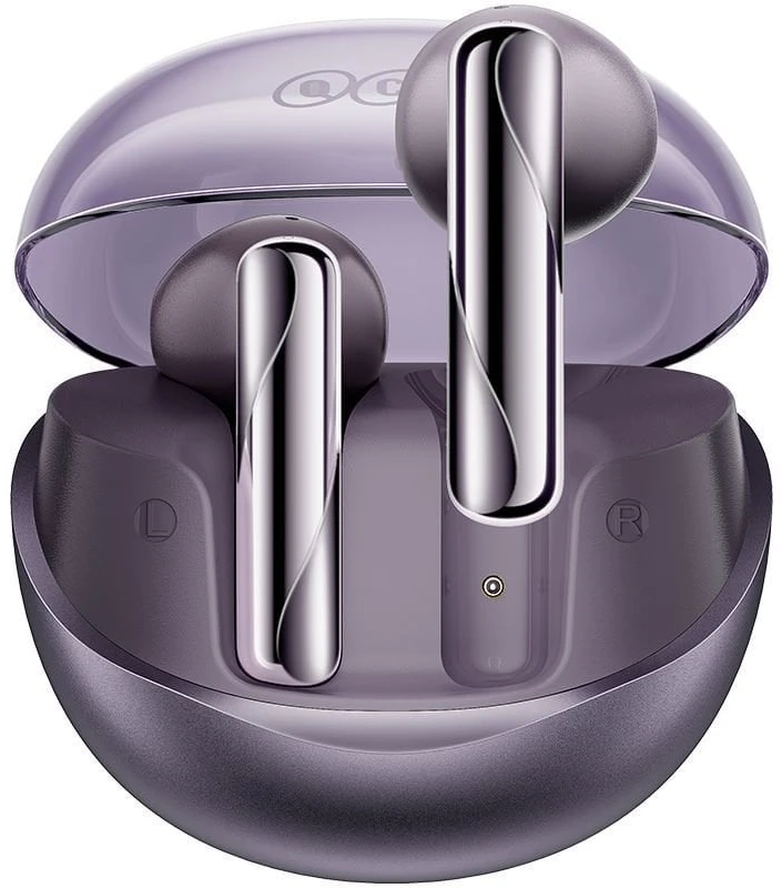 Ausinės QCY AilyBuds Clear T32 Violetinė