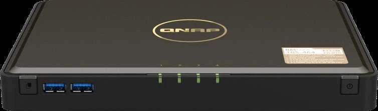 Serveris QNAP TBS-464 NAS Desktop Intel® Celeron® N5105 8 GB DDR4 0 TB QNAP Turbo System Juodas