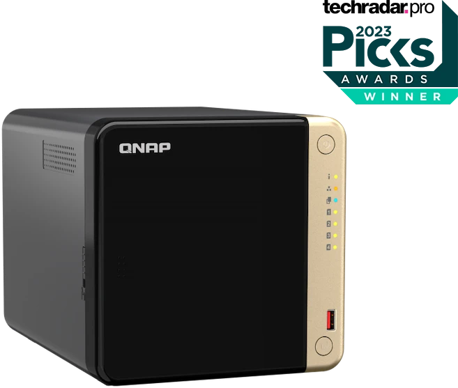 Serveris QNAP | 4 skyrių stalinis NAS | TS-464-8G | Intel Celeron | N5095 4 branduolių | Procesoriaus dažnis 2,9 GHz | 8 GB