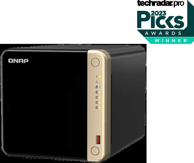Serveris QNAP | 4 skyrių stalinis NAS | TS-464-8G | Intel Celeron | N5095 4 branduolių | Procesoriaus dažnis 2,9 GHz | 8 GB