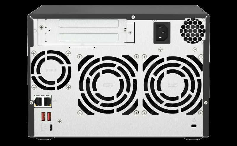 Serveris QNAP | 6 lizdų QTS ir QuTS hero NAS | TS-673A-8G | Iki 6 HDD/SSD su karšto keitimo funkcija | AMD Ryzen | Ryzen V1500B keturių branduolių | Procesoriaus dažnis 2,2 GHz | 8 GB | DDR4