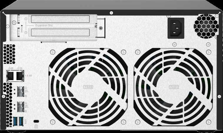 Qnap Systems QNAP TS-832PX-4G 8 skyrių NAS serveris AL324 1.7GHz keturių branduolių 4GB DDR4 SODIMM maks. 16GB 2x10GbE SFP+ LAN + 2x2.5GbE