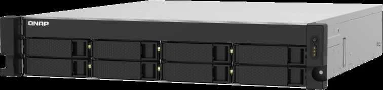 Serveris QNAP TS-832PXU NAS Rack (2U) Annapurna Labs AL324 4 GB DDR4 0 TB QNAP Turbo System Aliuminio, Juodas