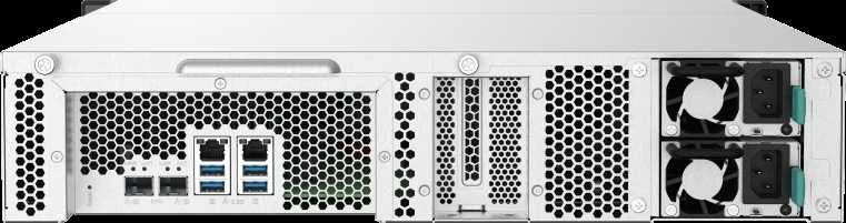 Serveris QNAP | 8 lizdų NAS | TS-832PXU-RP-4G | Iki 8 HDD, karštojo keitimo funkcija | „AnnapurnaLabs Alpine“ | AL324 ARM Cortex-A57 keturių branduolių | Procesoriaus dažnis 1,7 GHz | 4 GB | DDR4