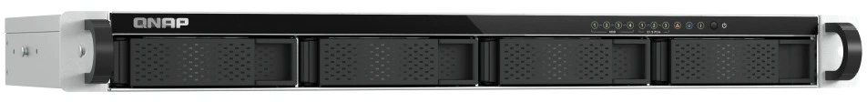 Serveris QNAP 1U trumpo gylio stovo montuojamas NAS | TS-h765eU-8G | Intel Atom | x7405C | 8 GB | SODIMM DDR5