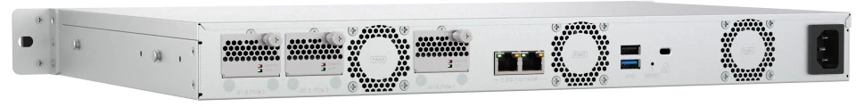 Serveris QNAP 1U trumpo gylio stovo montuojamas NAS | TS-h765eU-8G | Intel Atom | x7405C | 8 GB | SODIMM DDR5