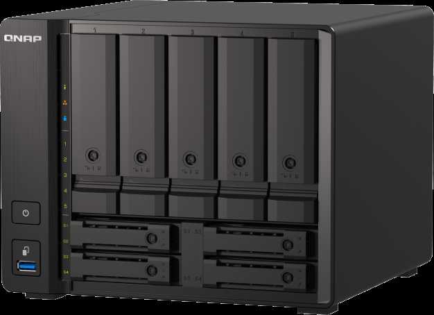 Serveris QNAP | 9 lizdų „QuTS hero NAS“ | TS-H973AX-8G | Iki 9 HDD/SSD su karšto keitimo funkcija | AMD Ryzen | Ryzen V1500B keturių branduolių | Procesoriaus dažnis 2,2 GHz | 8 GB | DDR4