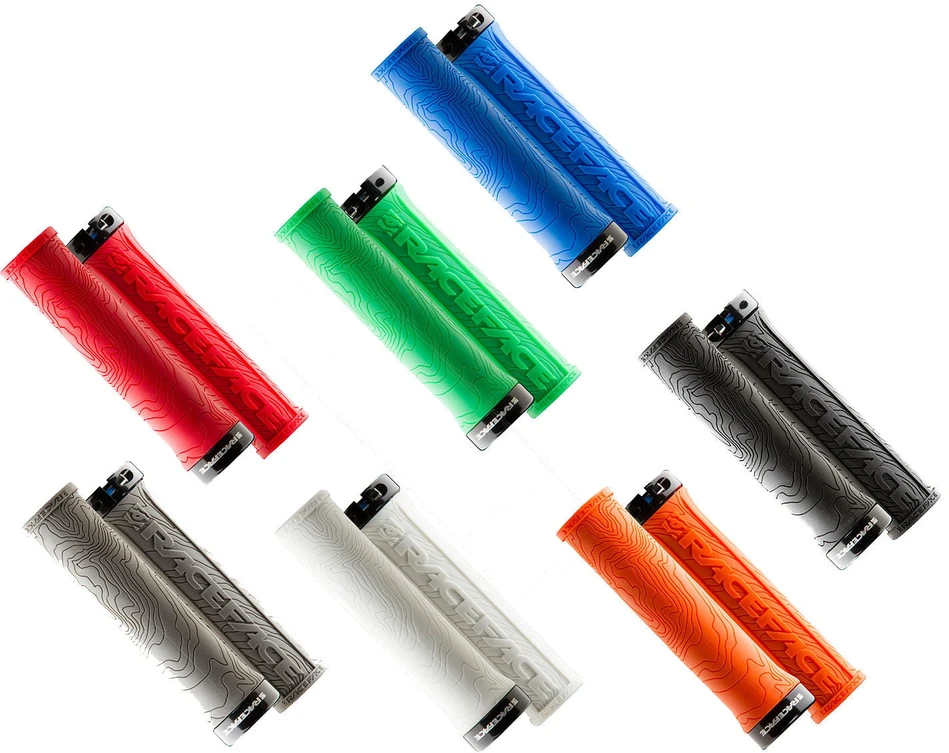 Race Face grips - HALF NELSON, SINGLE LOCK ON juodas