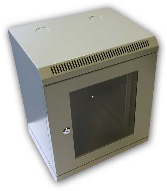 RACK DATACOM 10" sieninis stovas 9U/280 mm