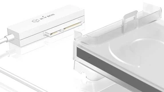 Raidsonic | ICY BOX | Adapterio laidas su apsauginiu dangteliu 2,5" SATA kietiesiems diskams prie USB 3.0, mėlynas Access LED | SATA | USB 3.0 | 2,5"