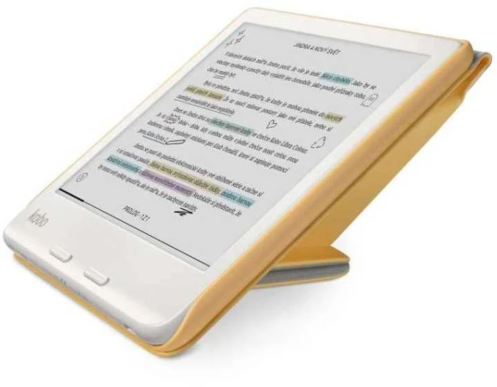 „Dėklas Kobo Libra Colour SleepCover“ dėklas sviesto geltonumo spalvos