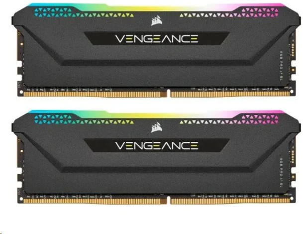 RAM Corsair Vengeance RGB Pro SL Juodas 32GB [2x16GB 3200MHz DDR4 CL16 DIMM]