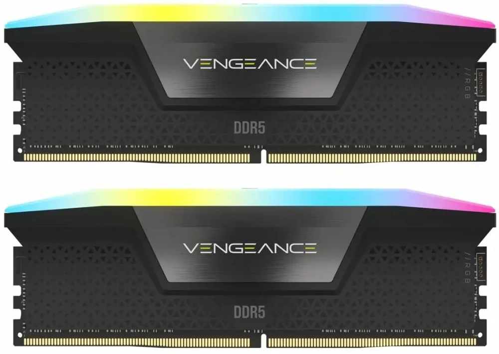 RAM 32 GB PC 7000 CL34 CORSAIR KIT (2x16 GB) VENGEANCE RGB B mažmeninė prekyba