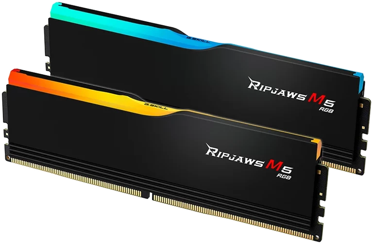 RAM G.Skill Ripjaws M5 RGB, DDR5, 48GB, 6000MHz, CL30 (F5-6000J3036F24GX2-RM5RK)