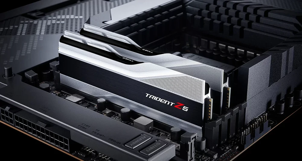 RAM G.SKILL Trident Z5 DDR5 32GB 2x16GB 5600MHz CL36 1.2V XMP 3.0 sidabrinis