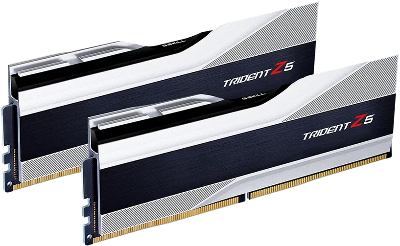 RAM G.SKILL Trident Z5 DDR5 32GB 2x16GB 6000MHz CL30 1.35V XMP 3.0 sidabrinis
