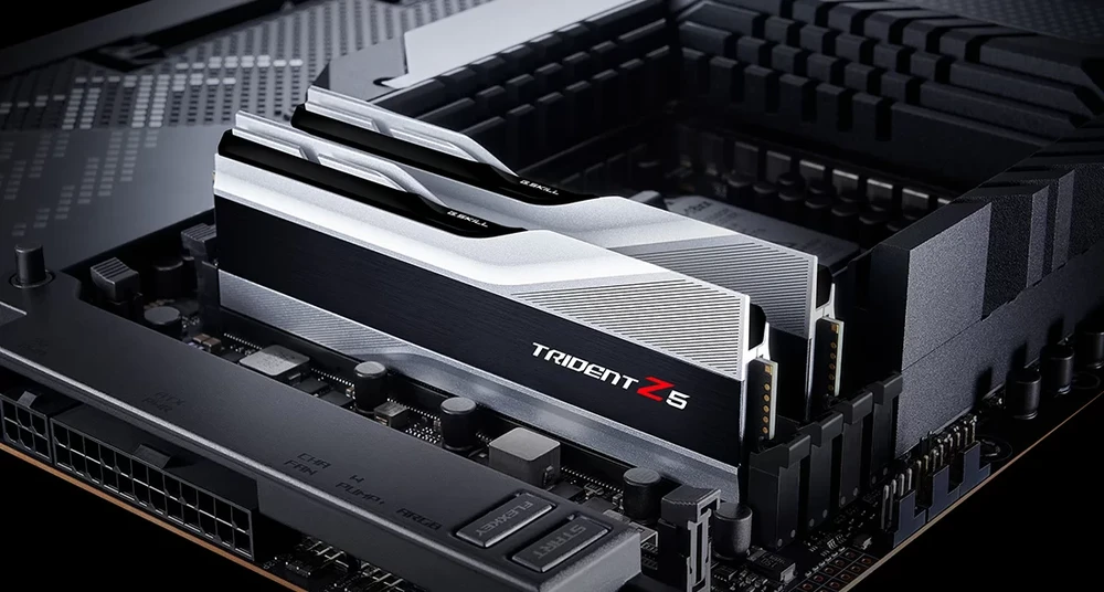 RAM G.SKILL Trident Z5 DDR5 32GB 2x16GB 6000MHz CL30 1.35V XMP 3.0 sidabrinis