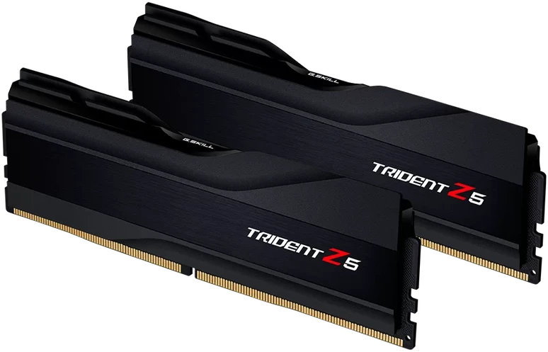 RAM G.Skill Trident Z F5-6000J3238G32GX2-TZ5K atminties modulis 64 GB 2 x 32 GB DDR5 288 kontaktų DIMM ECC korekcija