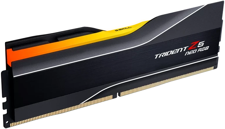 RAM G.Skill Trident Z5 Neo RGB F5-6000J3444F64GX1-TZ5NR atminties modulis 64 GB 1 x 64 GB DDR5 6000 MT/s 288 kontaktų DIMM