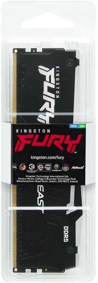 Kingston FURY Beast DDR5 atminties modulis pakuotėje
