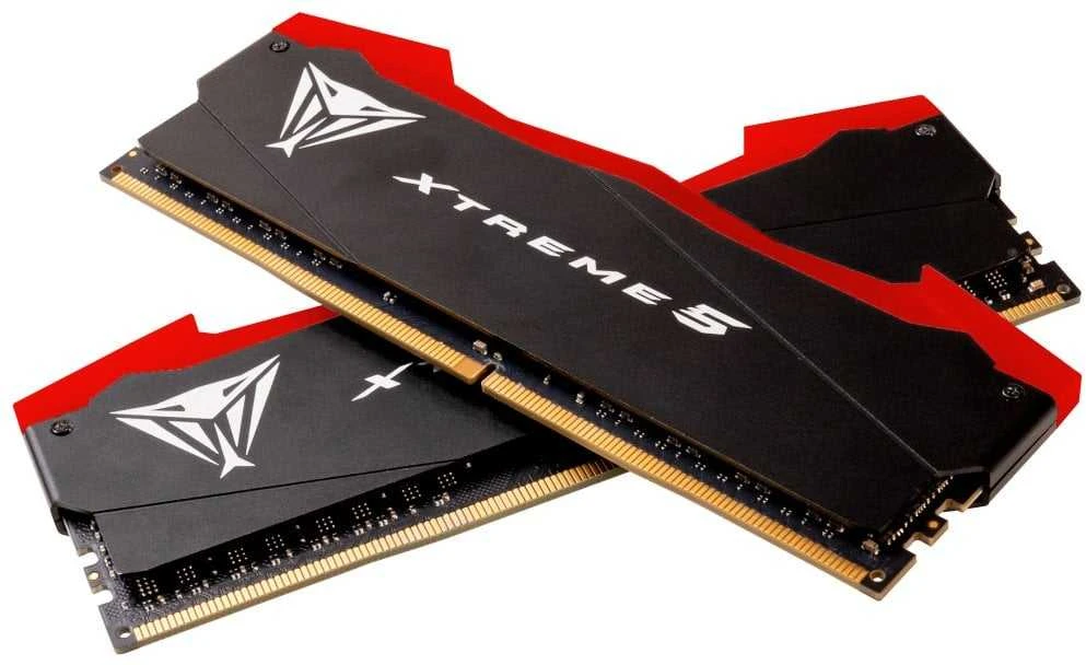 Viper Xtreme 5 operatyvioji atmintis su juodais ir raudonais radiatoriais