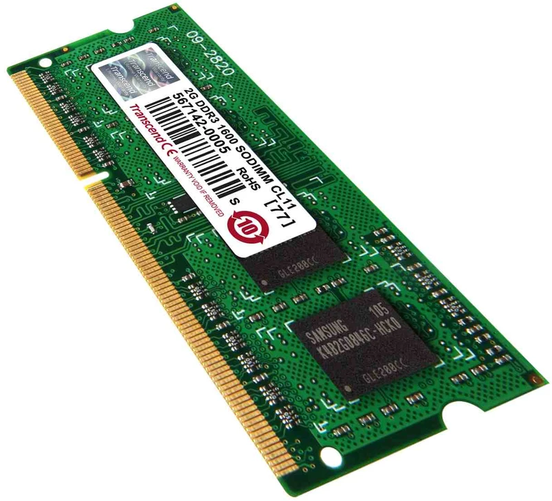 RAM TRANSCEND 2GB DDR3 1600MHz CL11 SO-Dimm 1.5V