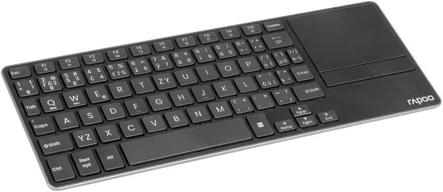 Klaviatūra Rapoo RAPOO Klaviatūra E2810M Belaidė 2.4GHz Bluetooth CZ/SK juoda