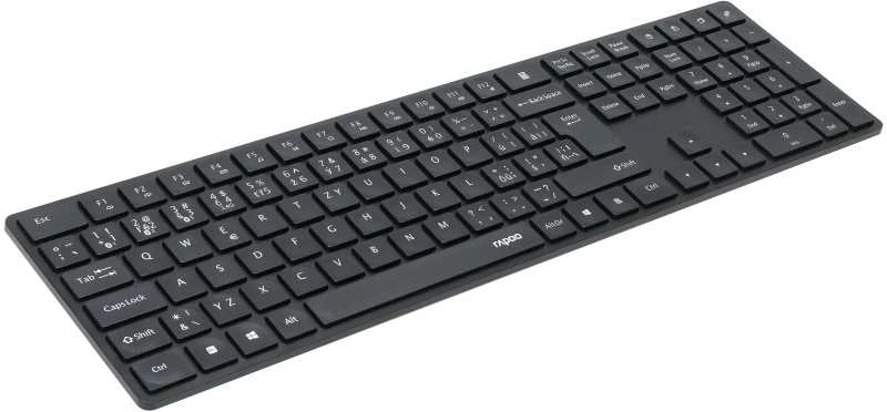 Klaviatūra Rapoo E8020M Multi-mode juoda