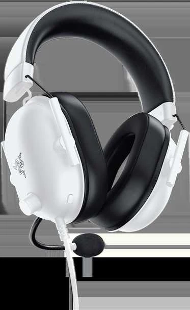 Razer BlackShark V2 X baltos su integruotu mikrofonu