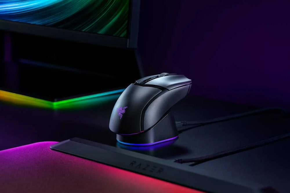 Pelė Myszka žaidimams Razer Cobra HyperSpeed belaidė 26000 dpi optinė juoda