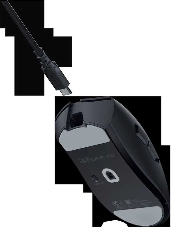 Pelė Myszka žaidimams Razer DeathAdder V4 belaidė 45000 dpi optinė juoda