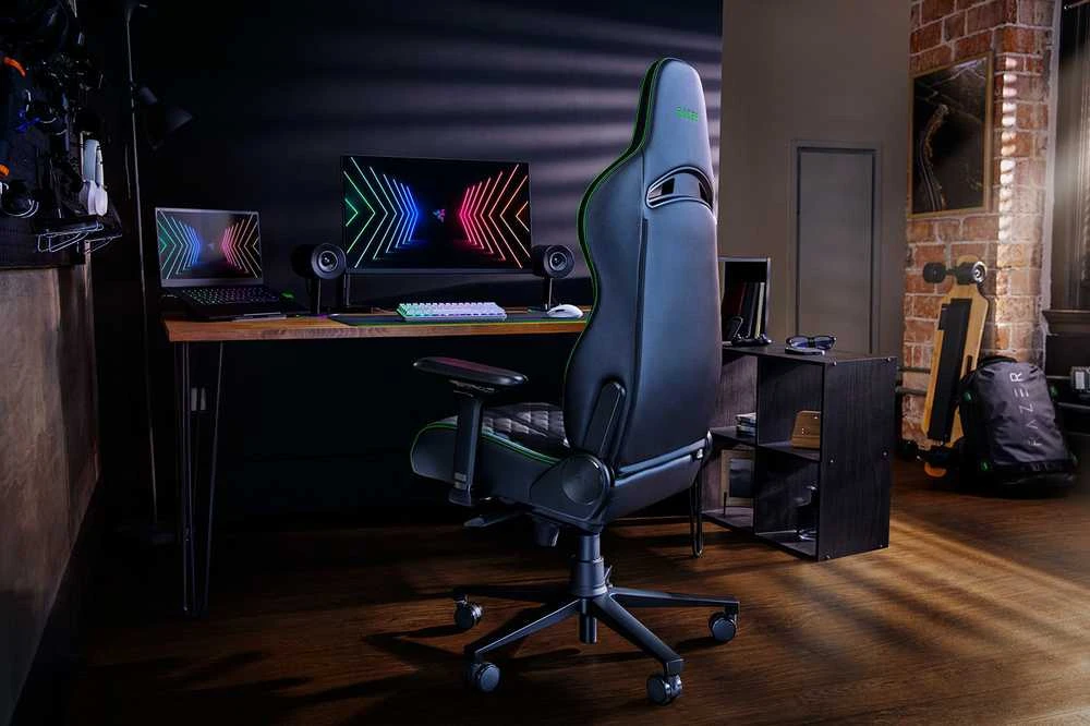 Komfortiška Žaidimų kėdė Razer Enki Gaming Chair, Juoda-žalia