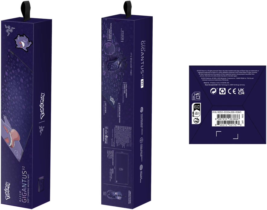 Razer XXL Pelė žaidimams Mat | Gigantus V2 | Gengar Edition